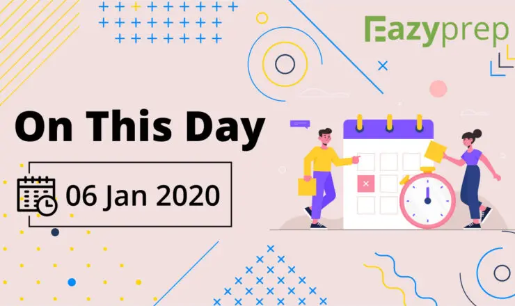On This Day 6 Jan On This Day | 6 Jan 2020