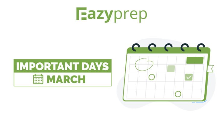 Important Days March Important Days In February