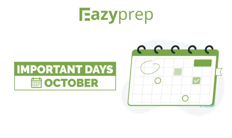 Important Days October Important Days In October